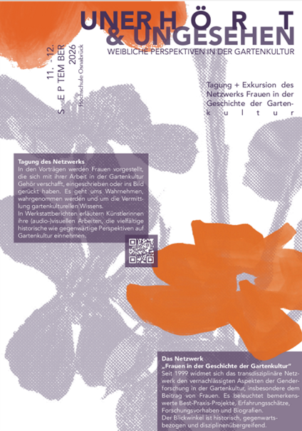 Flyer zur Tagung unerhört und ungesehen